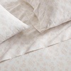 image:imageMartha Stewart  Full Sheet Set with Fitted Sheet amp Pillowcases Cotton Percale Bedding with a Smooth Feel Deep Pocket Gingham BrownFloral White