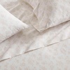 image:imageMartha Stewart  Full Sheet Set with Fitted Sheet amp Pillowcases Cotton Percale Bedding with a Smooth Feel Deep Pocket Gingham BrownFloral White