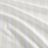 image:imageMartha Stewart  Full Sheet Set with Fitted Sheet amp Pillowcases Cotton Percale Bedding with a Smooth Feel Deep Pocket Gingham BrownFrancesca Stripe Beige