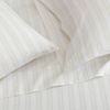 image:imageMartha Stewart  Full Sheet Set with Fitted Sheet amp Pillowcases Cotton Percale Bedding with a Smooth Feel Deep Pocket Gingham BrownFrancesca Stripe Beige