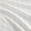 image:imageMartha Stewart  Full Sheet Set with Fitted Sheet amp Pillowcases Cotton Percale Bedding with a Smooth Feel Deep Pocket Gingham BrownFrancesca Stripe Beige