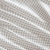 image:imageMartha Stewart  Full Sheet Set with Fitted Sheet amp Pillowcases Cotton Percale Bedding with a Smooth Feel Deep Pocket Gingham BrownGingham Beige