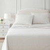 image:imageMartha Stewart  Full Sheet Set with Fitted Sheet amp Pillowcases Cotton Percale Bedding with a Smooth Feel Deep Pocket Gingham BrownGingham Beige