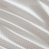 image:imageMartha Stewart  Full Sheet Set with Fitted Sheet amp Pillowcases Cotton Percale Bedding with a Smooth Feel Deep Pocket Gingham BrownGingham Beige