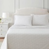 image:imageMartha Stewart  Full Sheet Set with Fitted Sheet amp Pillowcases Cotton Percale Bedding with a Smooth Feel Deep Pocket Gingham BrownKennedy Floral Pink