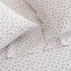image:imageMartha Stewart  Full Sheet Set with Fitted Sheet amp Pillowcases Cotton Percale Bedding with a Smooth Feel Deep Pocket Gingham BrownKennedy Floral Pink