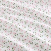 image:imageMartha Stewart  Full Sheet Set with Fitted Sheet amp Pillowcases Cotton Percale Bedding with a Smooth Feel Deep Pocket Gingham BrownKennedy Floral Pink