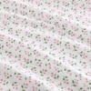 image:imageMartha Stewart  Full Sheet Set with Fitted Sheet amp Pillowcases Cotton Percale Bedding with a Smooth Feel Deep Pocket Gingham BrownKennedy Floral Pink