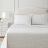 image:imageMartha Stewart  Full Sheet Set with Fitted Sheet amp Pillowcases Cotton Percale Bedding with a Smooth Feel Deep Pocket Gingham BrownKennedy Floral Pink