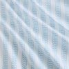 image:imageMartha Stewart  Full Sheet Set with Fitted Sheet amp Pillowcases Cotton Percale Bedding with a Smooth Feel Deep Pocket Gingham BrownLeaf Stripe Blue
