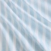 image:imageMartha Stewart  Full Sheet Set with Fitted Sheet amp Pillowcases Cotton Percale Bedding with a Smooth Feel Deep Pocket Gingham BrownLeaf Stripe Blue