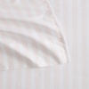 image:imageMartha Stewart  Full Sheet Set with Fitted Sheet amp Pillowcases Cotton Percale Bedding with a Smooth Feel Deep Pocket Gingham BrownLeaf Stripe Pink