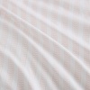 image:imageMartha Stewart  Full Sheet Set with Fitted Sheet amp Pillowcases Cotton Percale Bedding with a Smooth Feel Deep Pocket Gingham BrownLeaf Stripe Pink