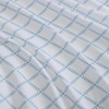image:imageMartha Stewart  Full Sheet Set with Fitted Sheet amp Pillowcases Cotton Percale Bedding with a Smooth Feel Deep Pocket Gingham BrownLeaf Trellis Blue