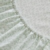 image:imageMartha Stewart  Full Sheet Set with Fitted Sheet amp Pillowcases Cotton Percale Bedding with a Smooth Feel Deep Pocket Gingham BrownLeaves Green