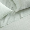 image:imageMartha Stewart  Full Sheet Set with Fitted Sheet amp Pillowcases Cotton Percale Bedding with a Smooth Feel Deep Pocket Gingham BrownLeaves Green