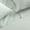 image:imageMartha Stewart  Full Sheet Set with Fitted Sheet amp Pillowcases Cotton Percale Bedding with a Smooth Feel Deep Pocket Gingham BrownLeaves Green