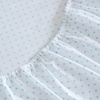 image:imageMartha Stewart  Full Sheet Set with Fitted Sheet amp Pillowcases Cotton Percale Bedding with a Smooth Feel Deep Pocket Gingham BrownPolka Dot Blue