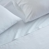 image:imageMartha Stewart  Full Sheet Set with Fitted Sheet amp Pillowcases Cotton Percale Bedding with a Smooth Feel Deep Pocket Gingham BrownPolka Dot Blue