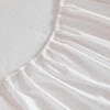 image:imageMartha Stewart  Full Sheet Set with Fitted Sheet amp Pillowcases Cotton Percale Bedding with a Smooth Feel Deep Pocket Gingham BrownPolka Dot Pink