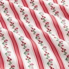 image:imageMartha Stewart  Full Sheet Set with Fitted Sheet amp Pillowcases Cotton Percale Bedding with a Smooth Feel Deep Pocket Gingham BrownRose Ribbon Red