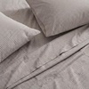 image:imageMartha Stewart  Full Sheet Set with Fitted Sheet amp Pillowcases Cotton Percale Bedding with a Smooth Feel Deep Pocket Gingham BrownSmall Gingham Brown