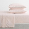 image:imageMartha Stewart  Full Sheet Set with Fitted Sheet amp Pillowcases Cotton Percale Bedding with a Smooth Feel Deep Pocket Gingham BrownSmall Gingham Pink