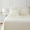 image:imageMartha Stewart  Full Sheet Set with Fitted Sheet amp Pillowcases Cotton Percale Bedding with a Smooth Feel Deep Pocket Gingham BrownStripe Yellow