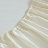 image:imageMartha Stewart  Full Sheet Set with Fitted Sheet amp Pillowcases Cotton Percale Bedding with a Smooth Feel Deep Pocket Gingham BrownStripe Yellow