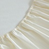 image:imageMartha Stewart  Full Sheet Set with Fitted Sheet amp Pillowcases Cotton Percale Bedding with a Smooth Feel Deep Pocket Gingham BrownStripe Yellow