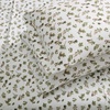 image:imageMartha Stewart  Full Sheet Set with Fitted Sheet amp Pillowcases Soft Cotton Flannel Bedding Deep Pocket Ticking Stripe BlueChickadee Pines Green