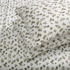image:imageMartha Stewart  Full Sheet Set with Fitted Sheet amp Pillowcases Soft Cotton Flannel Bedding Deep Pocket Ticking Stripe BlueChickadee Pines Green