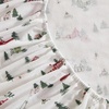 image:imageMartha Stewart  Full Sheet Set with Fitted Sheet amp Pillowcases Soft Cotton Flannel Bedding Deep Pocket Ticking Stripe BlueSki Village Green
