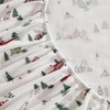 image:imageMartha Stewart  Full Sheet Set with Fitted Sheet amp Pillowcases Soft Cotton Flannel Bedding Deep Pocket Ticking Stripe BlueSki Village Green