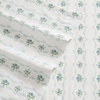 image:imageMartha Stewart  Full Sheet Set with Fitted Sheet amp Pillowcases Soft Cotton Flannel Bedding Deep Pocket Ticking Stripe BlueVintage Rose Blue