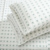 image:imageMartha Stewart  Full Sheet Set with Fitted Sheet amp Pillowcases Soft Cotton Flannel Bedding Deep Pocket Ticking Stripe BlueVintage Rose Blue