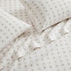 image:imageMartha Stewart  Full Sheet Set with Fitted Sheet amp Pillowcases Soft Cotton Flannel Bedding Deep Pocket Ticking Stripe BlueVintage Rose Pink