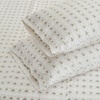 image:imageMartha Stewart  Full Sheet Set with Fitted Sheet amp Pillowcases Soft Cotton Flannel Bedding Deep Pocket Ticking Stripe BlueVintage Rose Pink