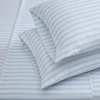 image:imageMartha Stewart  Full Sheet Set with Fitted Sheet amp Pillowcases Soft amp Lightweight Bedding Deep Pocket Tate Stripe BlueTate Stripe Blue