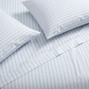 image:imageMartha Stewart  Full Sheet Set with Fitted Sheet amp Pillowcases Soft amp Lightweight Bedding Deep Pocket Tate Stripe BlueTate Stripe Blue