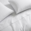 image:imageMartha Stewart  Full Sheet Set with Fitted Sheet amp Pillowcases Soft amp Lightweight Bedding Deep Pocket Tate Stripe BlueTate Stripe Grey
