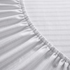 image:imageMartha Stewart  Full Sheet Set with Fitted Sheet amp Pillowcases Soft amp Lightweight Bedding Deep Pocket Tate Stripe BlueTate Stripe Grey