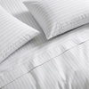 image:imageMartha Stewart  Full Sheet Set with Fitted Sheet amp Pillowcases Soft amp Lightweight Bedding Deep Pocket Tate Stripe BlueTate Stripe Grey