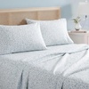 image:imageMartha Stewart  Full Sheet Set with Fitted Sheet amp Pillowcases Soft amp Lightweight Bedding Deep Pocket Yvette BlueYvette Blue