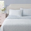 image:imageMartha Stewart  Full Sheet Set with Fitted Sheet amp Pillowcases Soft amp Lightweight Bedding Deep Pocket Yvette BlueYvette Blue
