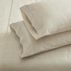 image:imageMartha Stewart  Twin Cotton Sheet Set with Pillowcase Deep PocketMedium Beige