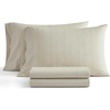 image:imageMartha Stewart  Twin Cotton Sheet Set with Pillowcase Deep PocketMedium Beige